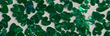 Glitter Powder HEART Laser Green 3mm