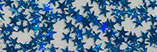 Glitter Powder STAR Laser BLUE 2.5mm