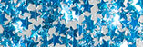 Glitter Powder STAR Laser BLUE 3mm