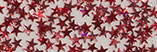 Glitter Powder STAR Laser Red 2.5mm