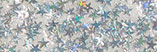 Glitter Powder STAR Laser Silver 2.5mm