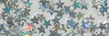 Glitter Powder STAR Laser Silver 3mm