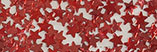 Glitter Powder STAR RED 3mm